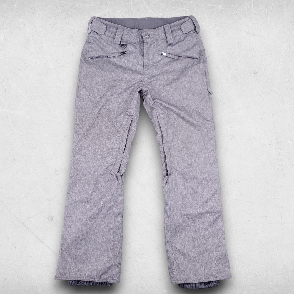 Women’s Light Gray Track Pants - Comfortable Ski Joggers